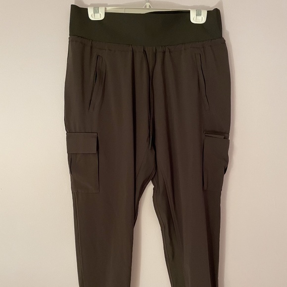 Athleta Pants - Athleta Dark Green Drawstring Joggers